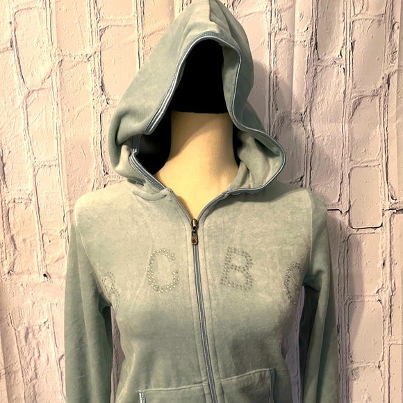 BCBGMaxAzria | Shirts u0026 Tops | Bcbg Girls Velour Hoodie Size 4 | Poshmark